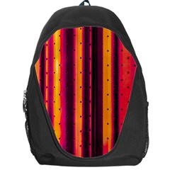 Warped Stripy Dots Backpack Bag by essentialimage365