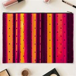 Warped Stripy Dots Cosmetic Bag (XXXL) Back