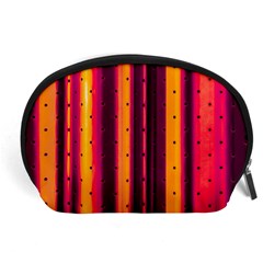 Warped Stripy Dots Accessory Pouch (large) by essentialimage365