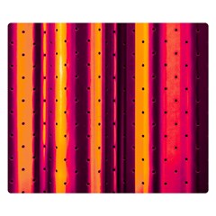 Warped Stripy Dots Double Sided Flano Blanket (small)  by essentialimage365