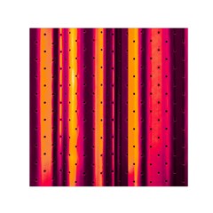 Warped Stripy Dots Small Satin Scarf (square) by essentialimage365