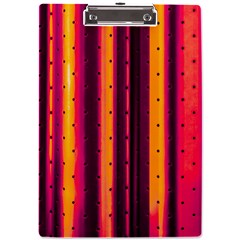 Warped Stripy Dots A4 Clipboard by essentialimage365