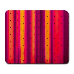 Warped Stripy Dots Large Mousepads