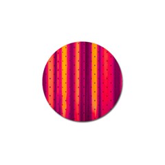 Warped Stripy Dots Golf Ball Marker