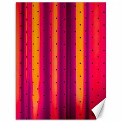 Warped Stripy Dots Canvas 12  x 16 