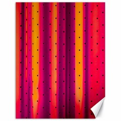 Warped Stripy Dots Canvas 18  x 24 