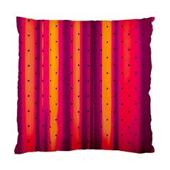 Warped Stripy Dots Standard Cushion Case (Two Sides)