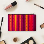 Warped Stripy Dots Cosmetic Bag (Small) Back