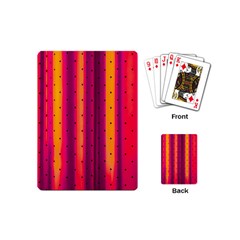 Warped Stripy Dots Playing Cards Single Design (Mini)