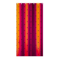 Warped Stripy Dots Shower Curtain 36  x 72  (Stall) 