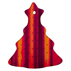 Warped Stripy Dots Ornament (Christmas Tree) 