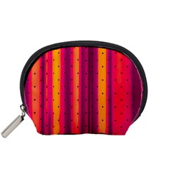 Warped Stripy Dots Accessory Pouch (Small)