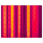 Warped Stripy Dots Double Sided Flano Blanket (Medium)  60 x50  Blanket Front