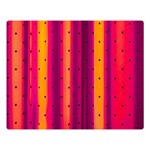 Warped Stripy Dots Double Sided Flano Blanket (Large)  80 x60  Blanket Front