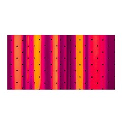 Warped Stripy Dots Satin Wrap