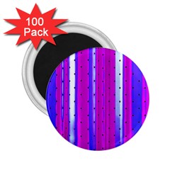 Warped Stripy Dots 2 25  Magnets (100 Pack)  by essentialimage365