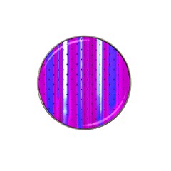 Warped Stripy Dots Hat Clip Ball Marker by essentialimage365