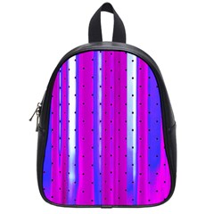 Warped Stripy Dots School Bag (small) by essentialimage365