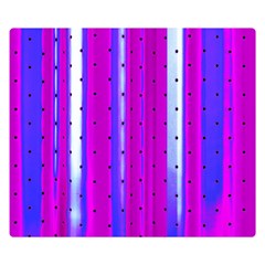 Warped Stripy Dots Double Sided Flano Blanket (small)  by essentialimage365