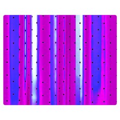 Warped Stripy Dots Double Sided Flano Blanket (medium) 