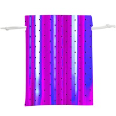 Warped Stripy Dots  Lightweight Drawstring Pouch (xl) by essentialimage365