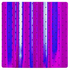 Warped Stripy Dots Uv Print Square Tile Coaster  by essentialimage365