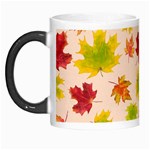 Bright Autumn Leaves Morph Mugs Left