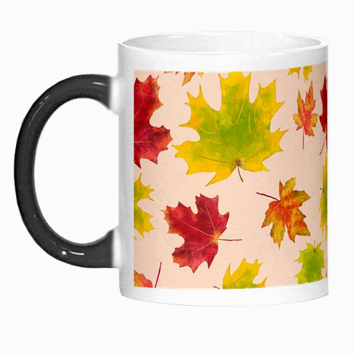 Bright Autumn Leaves Morph Mugs