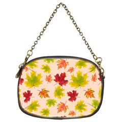 Bright Autumn Leaves Chain Purse (two Sides) by SychEva