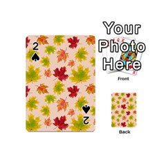 Bright Autumn Leaves Playing Cards 54 Designs (mini) by SychEva