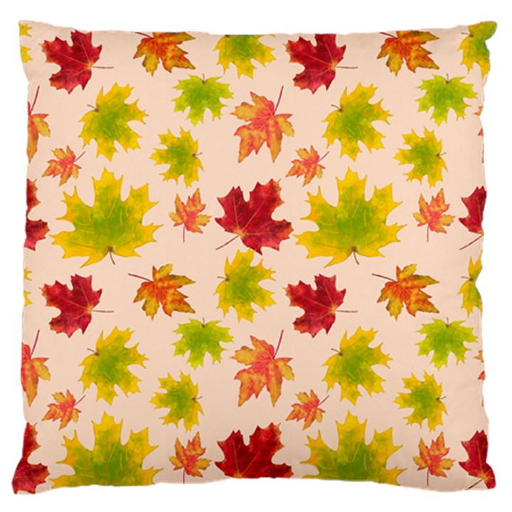 Bright Autumn Leaves Standard Flano Cushion Case (Two Sides)