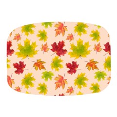 Bright Autumn Leaves Mini Square Pill Box by SychEva