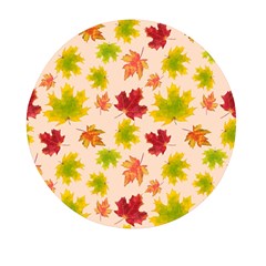 Bright Autumn Leaves Mini Round Pill Box (pack Of 3) by SychEva