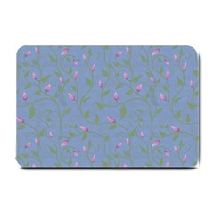 Curly Flowers Small Doormat  by SychEva