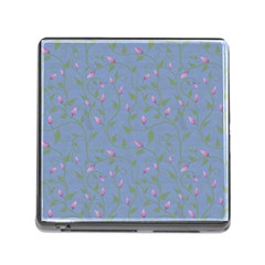 Curly Flowers Memory Card Reader (square 5 Slot) by SychEva