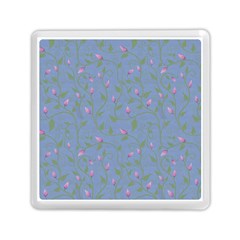 Curly Flowers Memory Card Reader (square) by SychEva