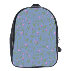 Curly Flowers School Bag (xl) by SychEva