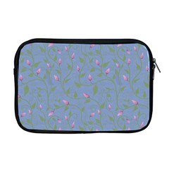 Curly Flowers Apple Macbook Pro 17  Zipper Case by SychEva