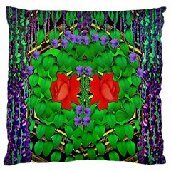 A Island Of Roses In The Calm Sea Standard Flano Cushion Case (Two Sides)