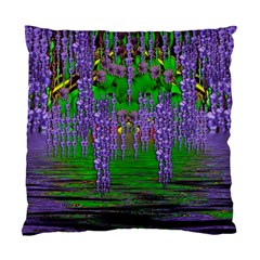 A Island Of Flowers In The Calm Sea Standard Cushion Case (one Side) by pepitasart