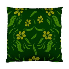 Folk Flowers Print Floral Pattern Ethnic Art Standard Cushion Case (two Sides) by Eskimos