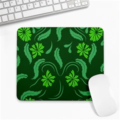 Folk Flowers Print Floral Pattern Ethnic Art Large Mousepads by Eskimos