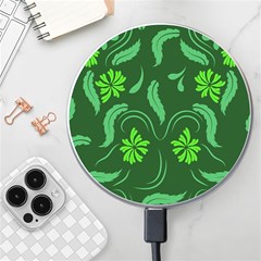 Folk Flowers Print Floral Pattern Ethnic Art Wireless Charger by Eskimos