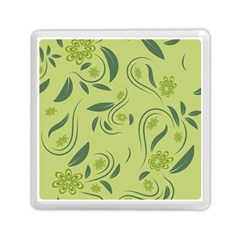 Folk Flowers Print Floral Pattern Ethnic Art Memory Card Reader (square) by Eskimos