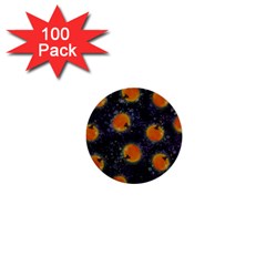 Space Pumpkins 1  Mini Buttons (100 Pack)  by SychEva