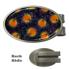 Space Pumpkins Money Clips (oval)  by SychEva