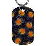 Space Pumpkins Dog Tag (Two Sides) Front