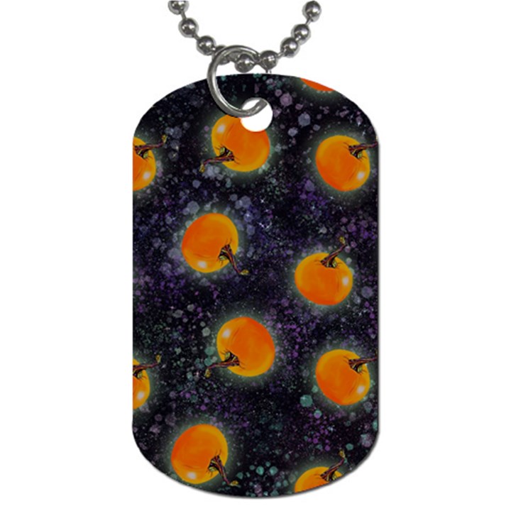 Space Pumpkins Dog Tag (Two Sides)