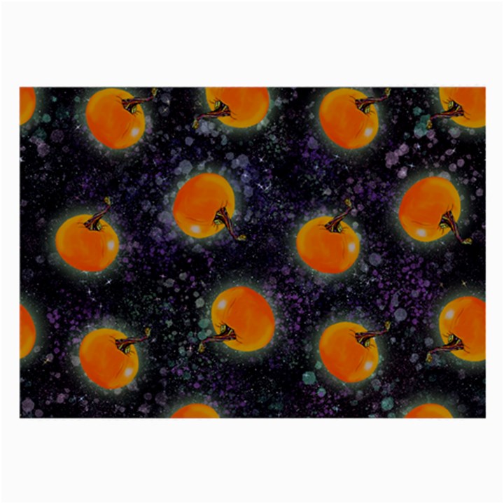 Space Pumpkins Large Glasses Cloth