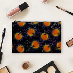 Space Pumpkins Cosmetic Bag (medium) by SychEva